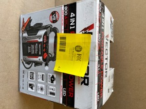 Vector 800 Peak Amp Jump Starter, 120 PSI Air Compressor, Three USB Charging Ports, Rechargeable