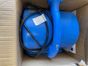 B-Air 14 HP Air Mover Blower Fan for Water Damage Restoration Carpet Dryer Floor Home and Plumbing Use in Blue