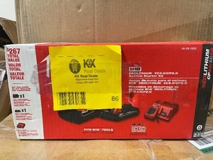 Milwaukee M18 18-Volt Lithium-Ion Starter Kit with One 5.0 Ah and One 2.0 Ah Battery and Charger