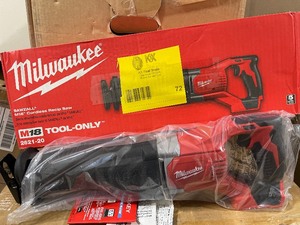 Milwaukee M18 18V Lithium-Ion Cordless SAWZALL Reciprocating Saw (Tool-Only)