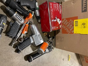 Assorted husky lot of tools