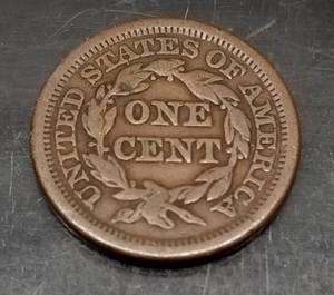 1851 US BRAIDED HAIR LARGE CENT