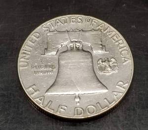 1959 FRANKLIN HALF DOLLAR