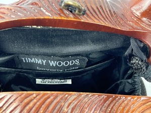 lot 17 image: Timmy Woods - Beverly Hills Collection Equestrian Horse Acacia Wood Purse