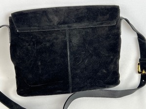 lot 107 image: Vintage Paloma Picasso Suede Crossbody 10in x 8.5in