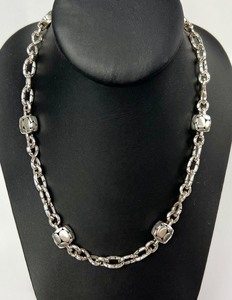 lot 3B image: Vintage John Hardy 925 Sterling Heritage Kali Station Necklace