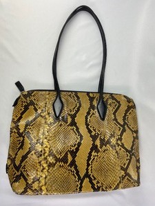 lot 155 image: Vintage Desmo Snakeskin Handbag Made in Italy