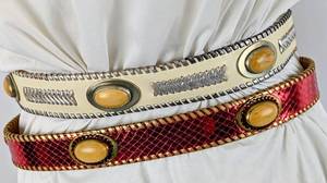lot 144 image: Two Signed Belai Mgaite Belts