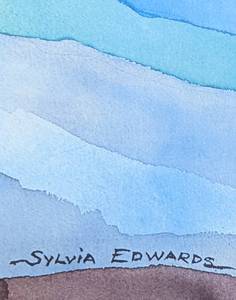 lot 189 image: Sylvia Edwards Framed Print Flight to the Village