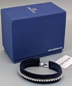 lot 166 image: Swarovski Crystal Tennis Bracelet with Original Tag, Box