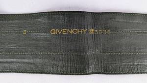 lot 146 image: Fabulous Vintage Givenchy Suede Sage Green Belt