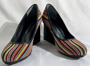 lot 14 image: United Nude Brand Solid Wedge Hi Bright Mix - Size 37 (6.5)- Never Worn