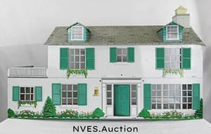 lot 1 image: Vintage Dollhouse and assorted original items and instructions