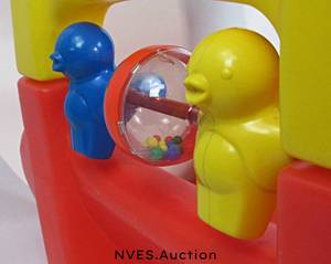 lot 3 image: VintageToddler Peekaboo tunnel Slide by Little Tikes