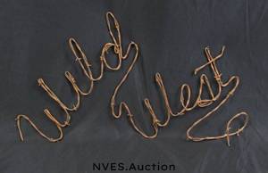 lot 4 image: Barbed wire Wild West