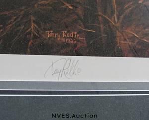 lot 12 image: Autumn Afternoon by Terry Redlin signed and framed