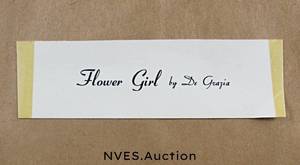 lot 14 image: Flower Girl by DeGrazia framed print, The Sunflower by DeGrazia framed print