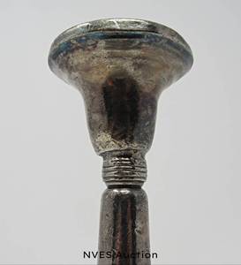 lot 50 image: Silver candle holder