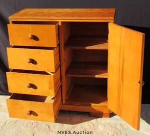 lot 99 image: Vintage childs bureau