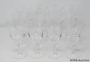 lot 178 image: Sasaki Hawthorne Crystal Stemware Set