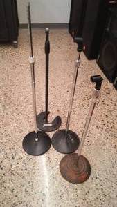lot 55 image: Microphone Stands (4)