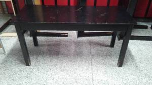 lot 69 image: Wood Table (4) Black.