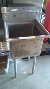 lot 254 image: Stainless Steel Sinks (4) NSF