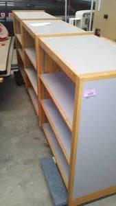 lot 505 image: Open Double Sided Shelving Unit.