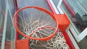 lot 547 image: (2) Draper Basketball Backboards and Hoops.