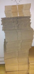 lot 300 image: Cardboard Boxes  New in Bundles
