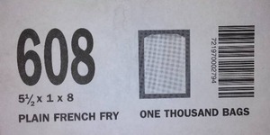 lot 332 image: French Fry Bag (3000)