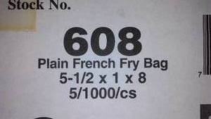 lot 334 image: French Fry Bag (5000)