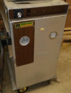 lot 342 image: Cres-cor Food Warmer on Cart.