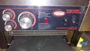 lot 345 image: Commercial Toaster  Hatco.