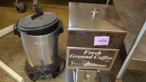 lot 349 image: Coffee Dispenser and 30 Cup Urn.
