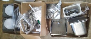 lot 351 image: 3 Boxes of Pumps and containers.