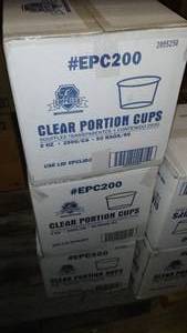 lot 368 image: 2 Oz. Portion Cups EP200 (3 cases)