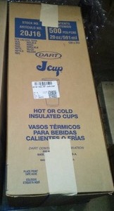 lot 395 image: 20J16 Hot Cold Cups (2 Cases)