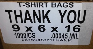 lot 477 image: T Shirt Bags (6 Cases)