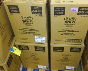 lot 491 image: 2 oz. Portion Cups and Lids. (2 Cases each)