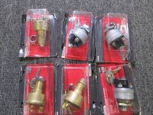 6 starter switches with keys ...
