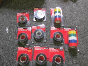 8 packages of electrical tape cold...