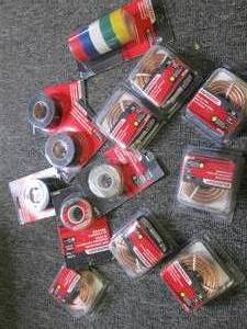 lot of tape, solder, and speaker wi...
