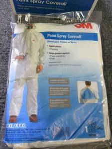 case of 6 3m paint spray coveralls ...