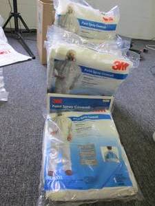 case of 6 3m paint spray coveralls ...