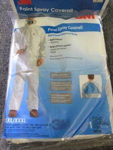 case of 6 3m paint spray coveralls ...