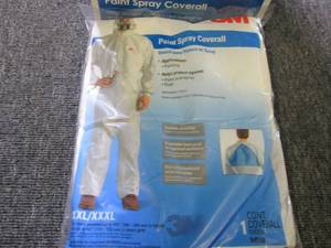 case of 6 3m paint spray coveralls ...