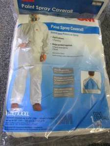 case of 6 3m paint spray coveralls ...