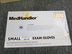 10 boxes of 100 medhandler small ex...