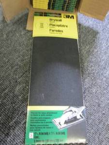 1 case of 20 drywall sheets of sand...